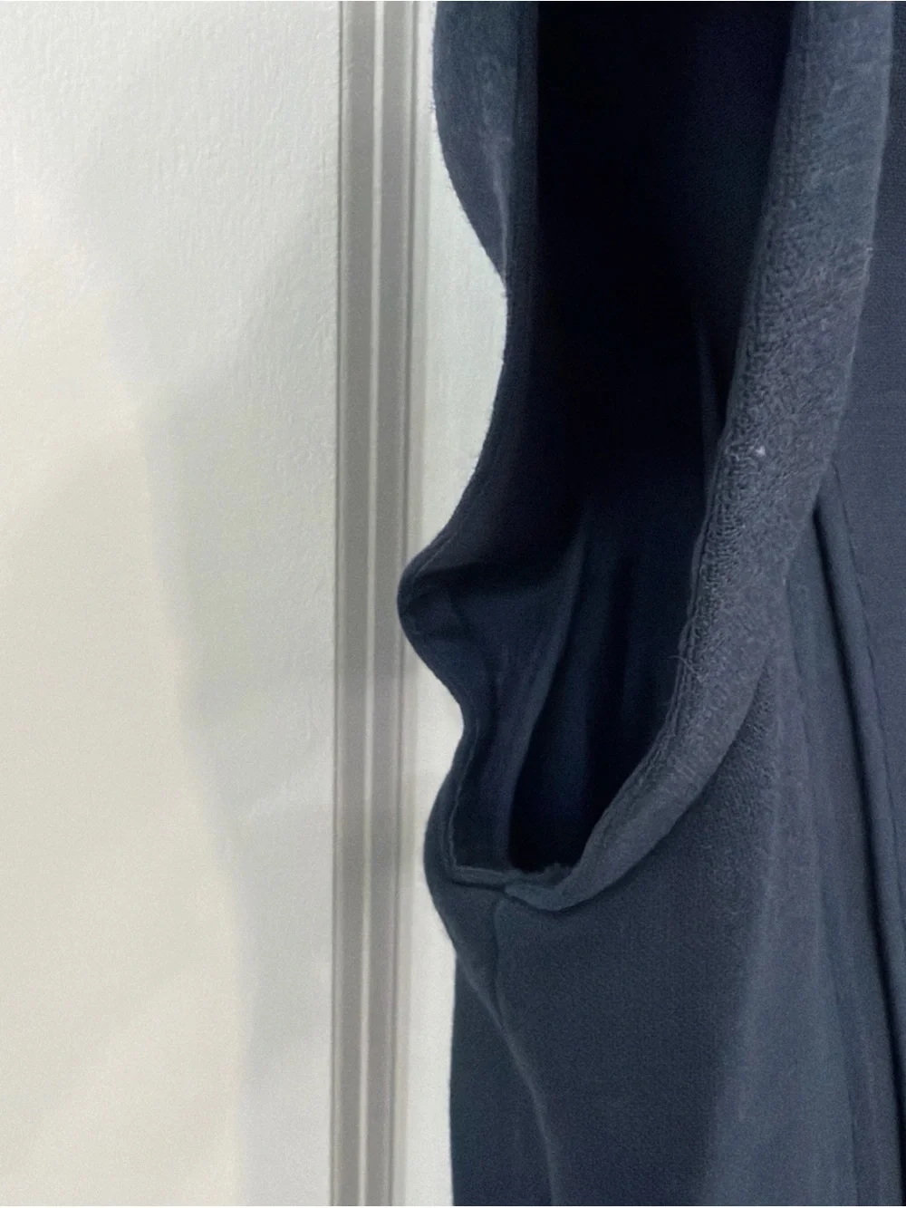 Tory Burch Evelina Navy Blue Stretch Wool Blend Sheath Dress Size 10 New Classy
